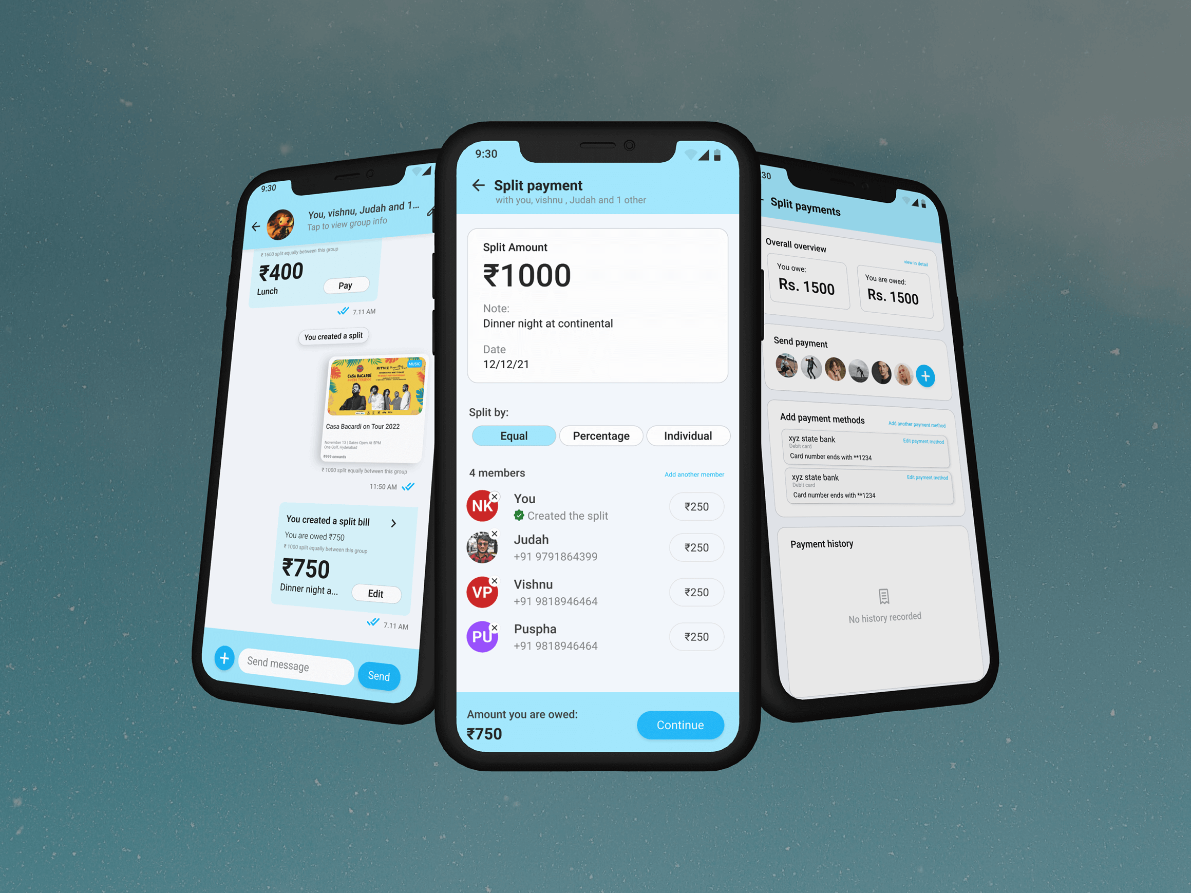 Fintech Split Feature